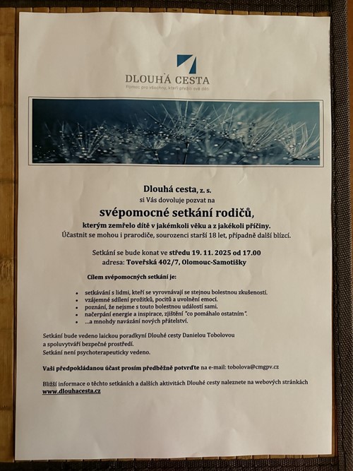 Svépomocné setkání Olomouc