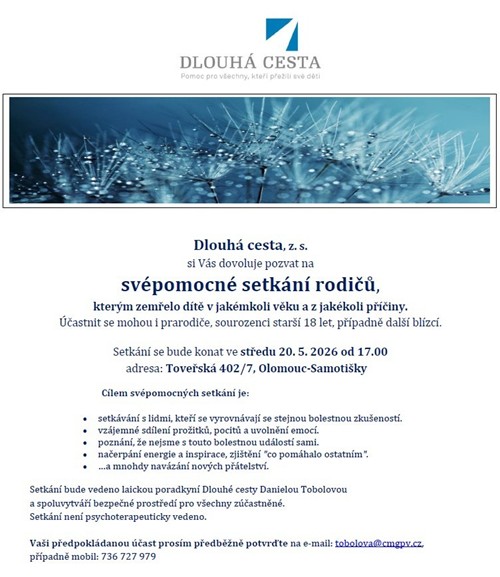 SVÉPOMOCNÉ SETKÁNÍ Olomouc