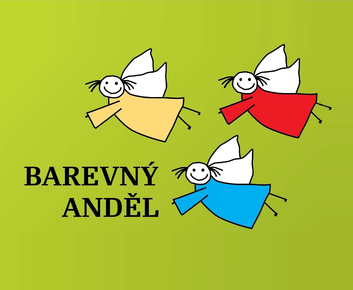 Barevný anděl